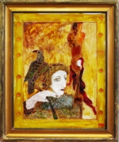 Glass painting - Andrea Marosi