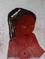 Africa glass painting - Herrero - Andrea Marosi - vegfestmny - vegfestszet